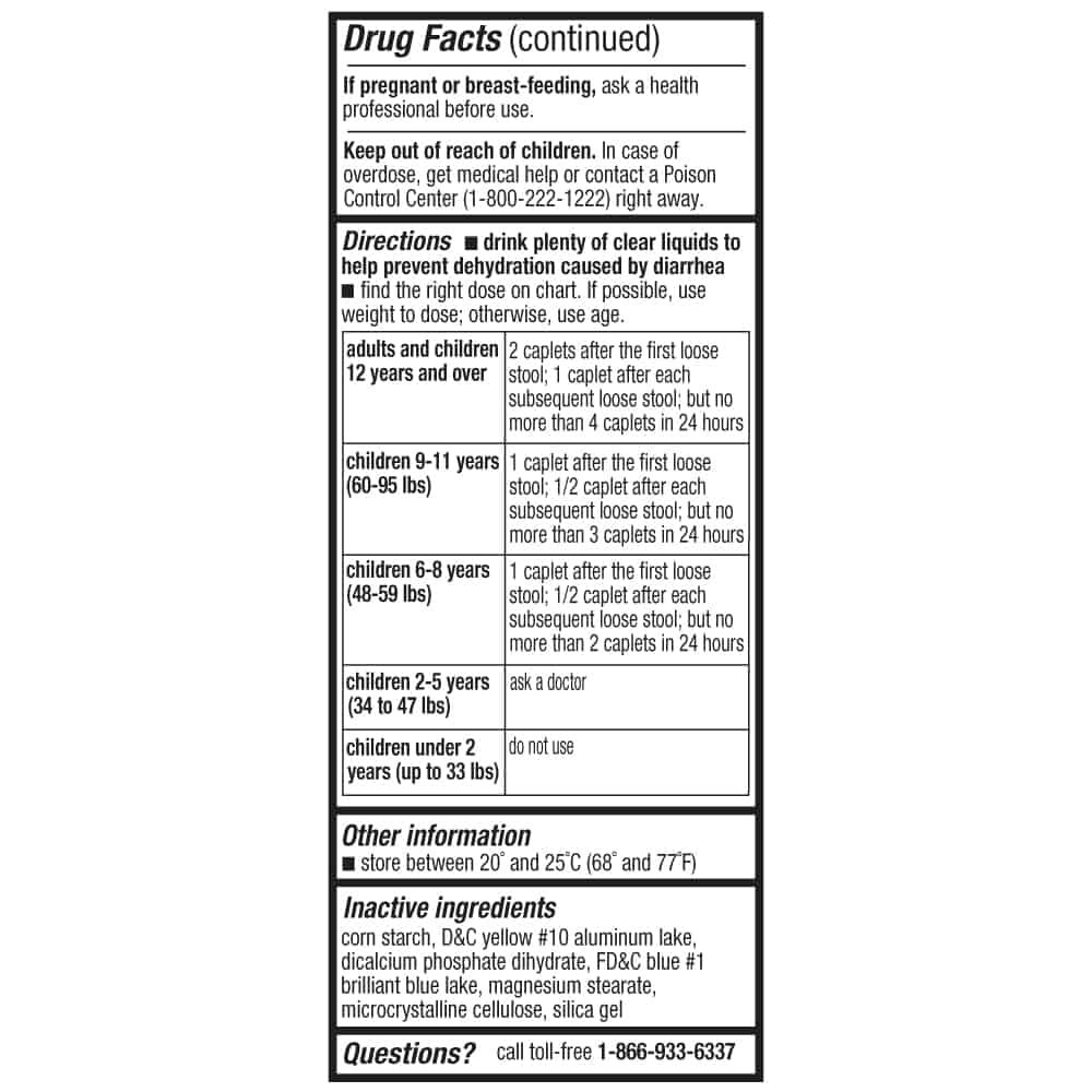 Anti-Diarrheal 2MG 200 Caplets By LBS LABS -Exp-04/2025