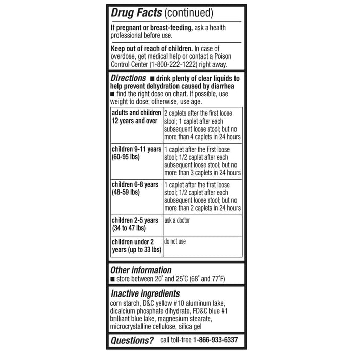 Anti-Diarrheal 2MG 200 Caplets By IBS LABS -Exp-02-2026